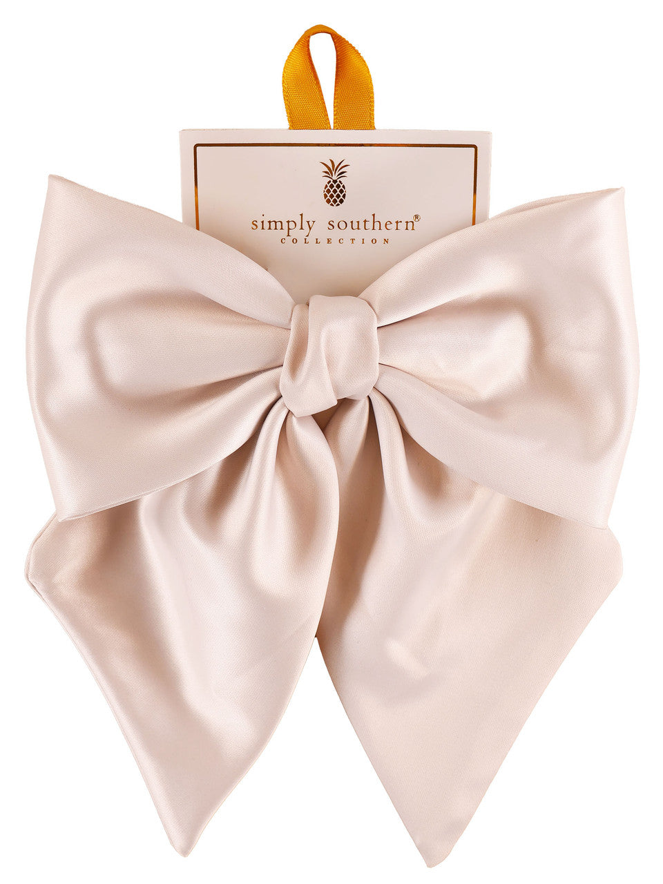 Simply Southern - Satin Hair Bow - Soft Neutral