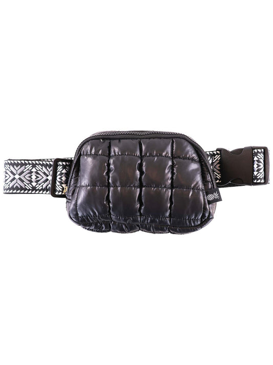 Simply Southern - Puff Belt Bag - Black