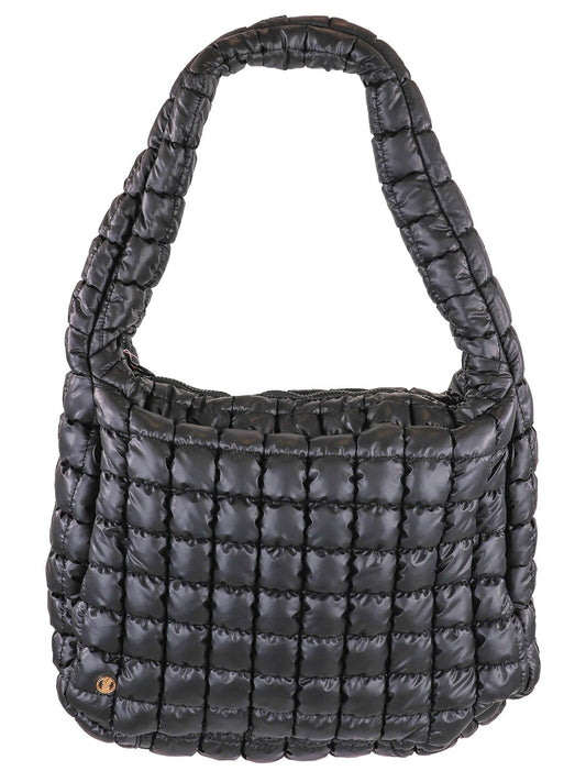 Simply Southern - Puffy Hobo Bag - Black