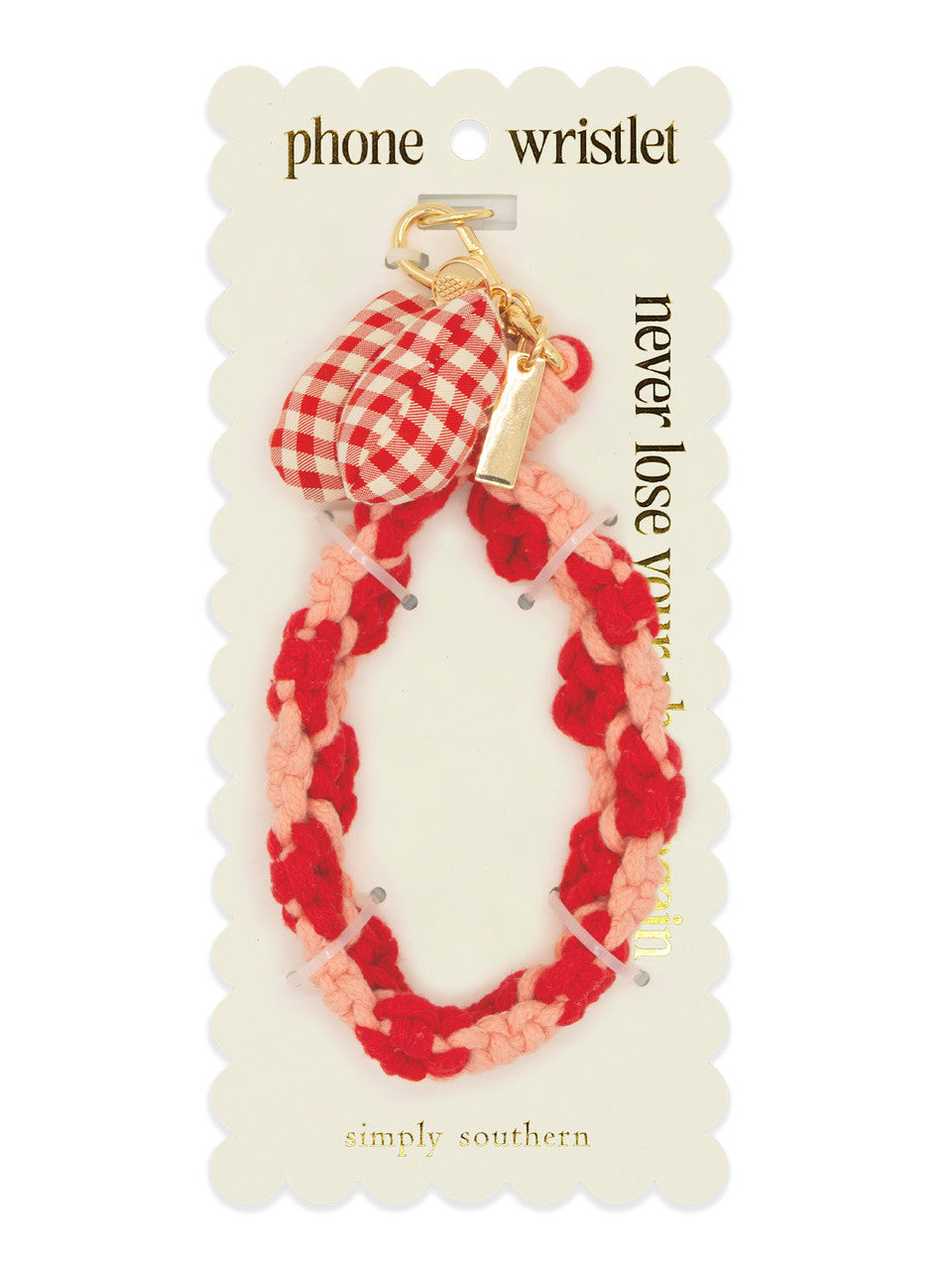Simply Southern - Macrame Bow Phone Wristlet- ASST COLORS - 2025