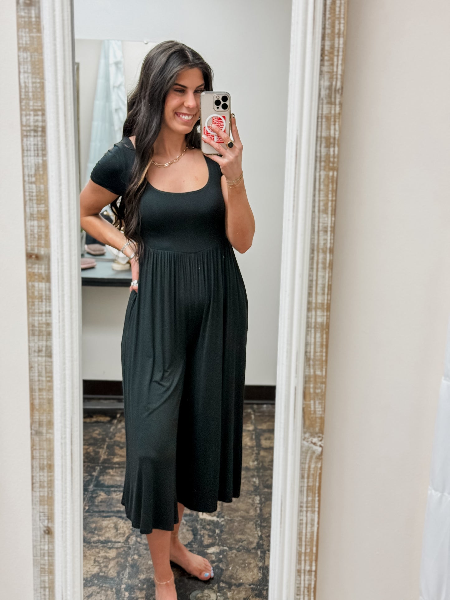 The Wesleigh Jumpsuit - Black