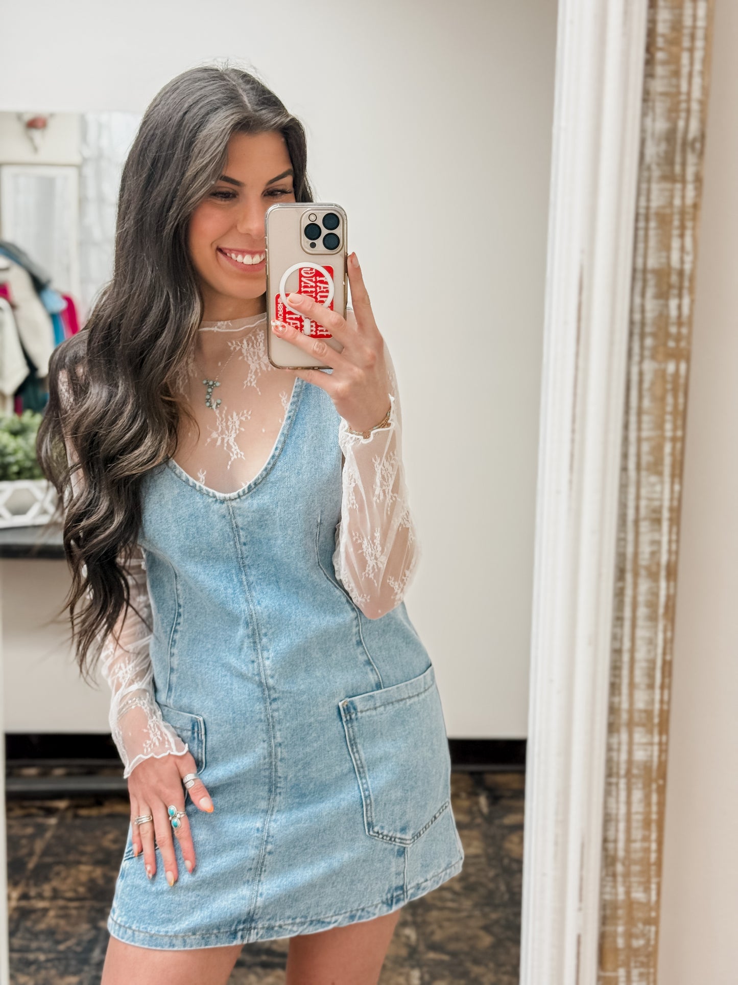 FINAL SALE - The Breckyn Denim Dress