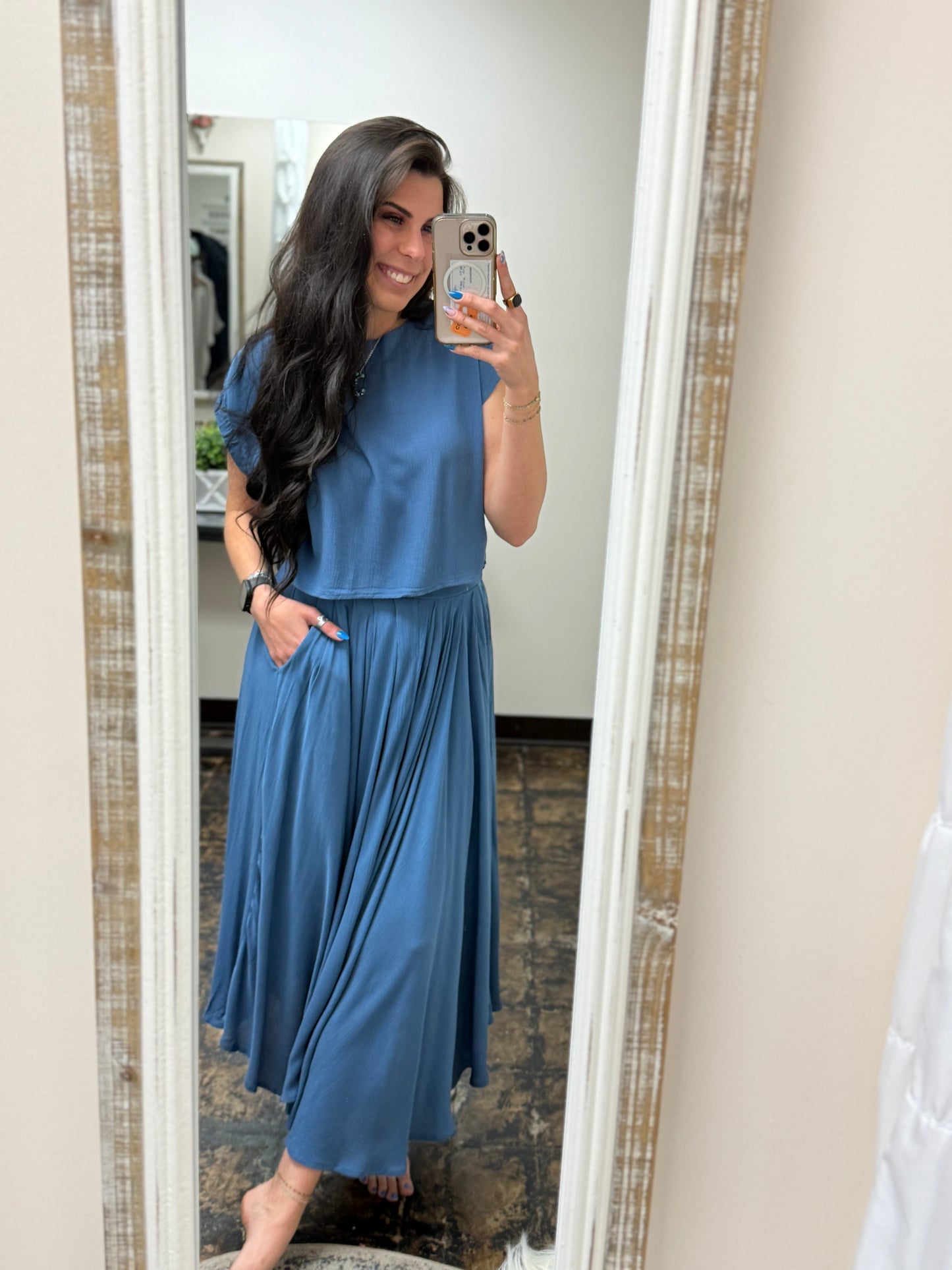 The Leanne Set - Dusty Blue