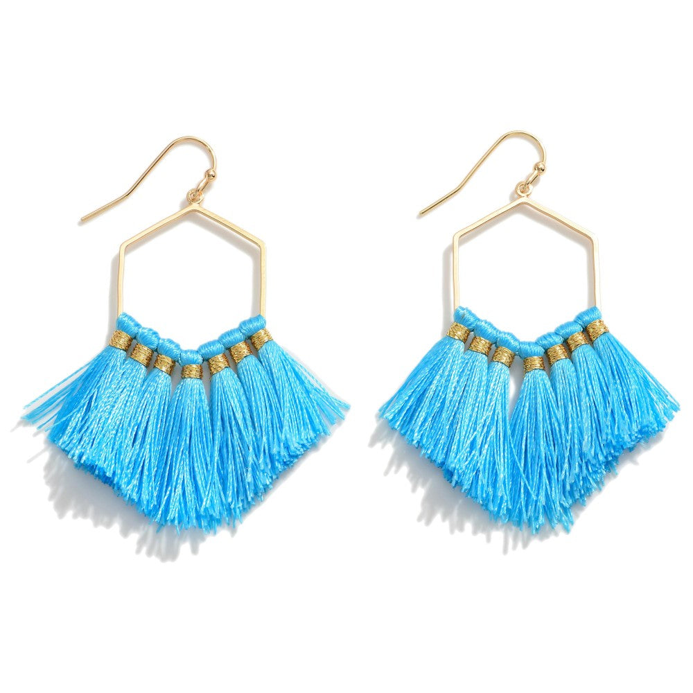 The Brenna Earrings - Aqua