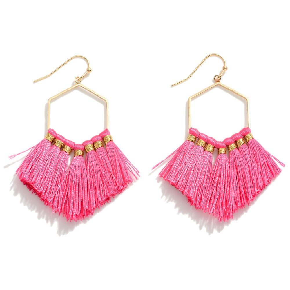 FINAL SALE - The Brenna Earrings - Light Fuchsia