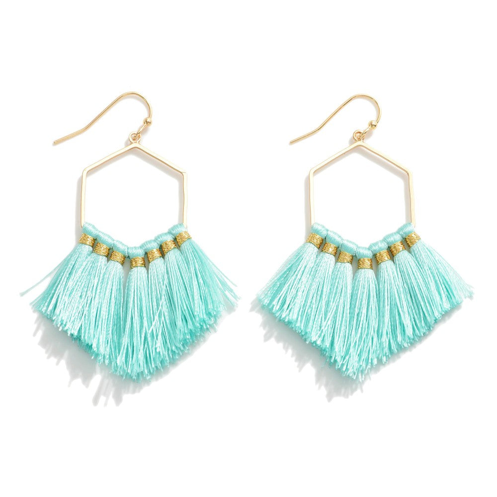 The Brenna Earrings - Light Mint