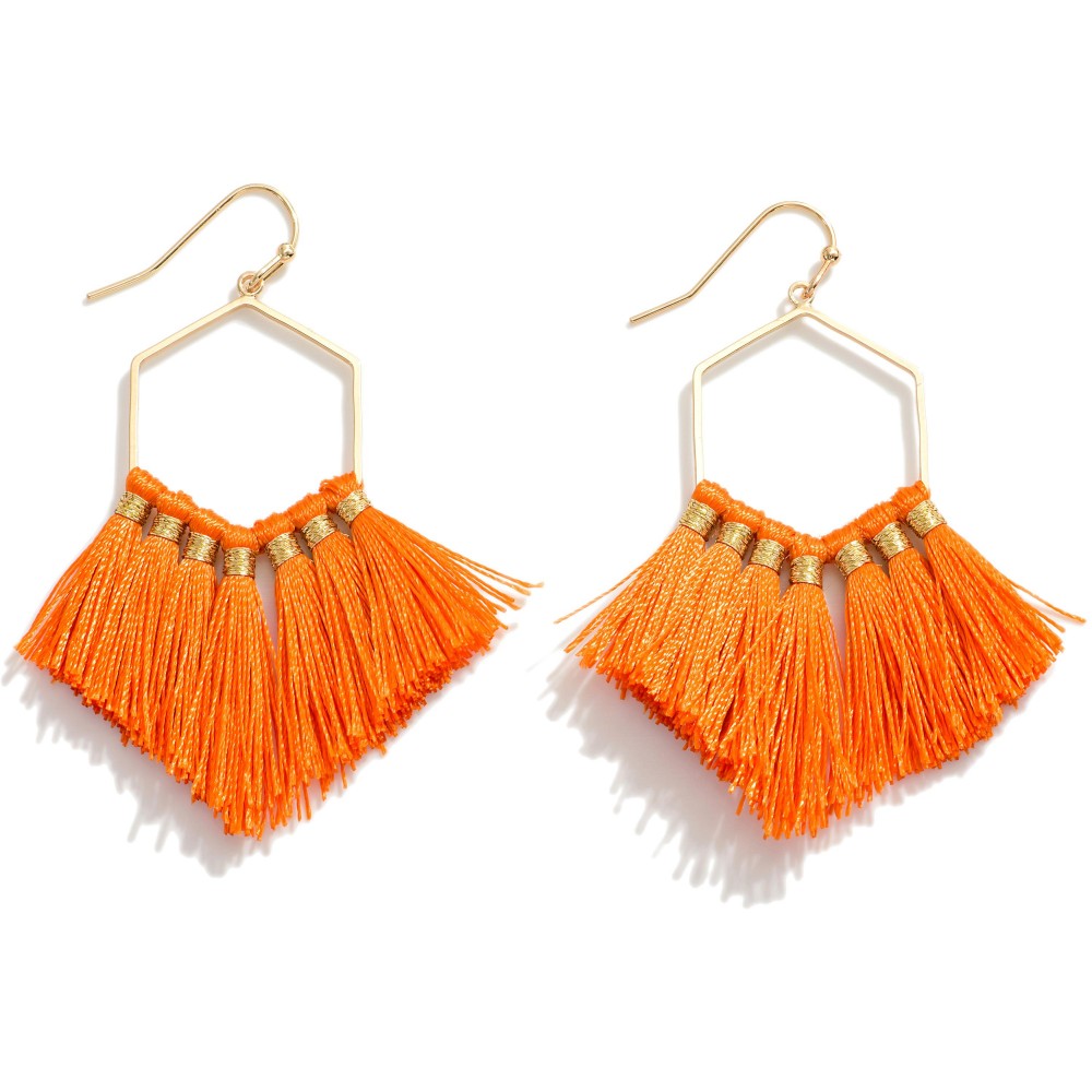 FINAL SALE - The Brenna Earrings - Orange