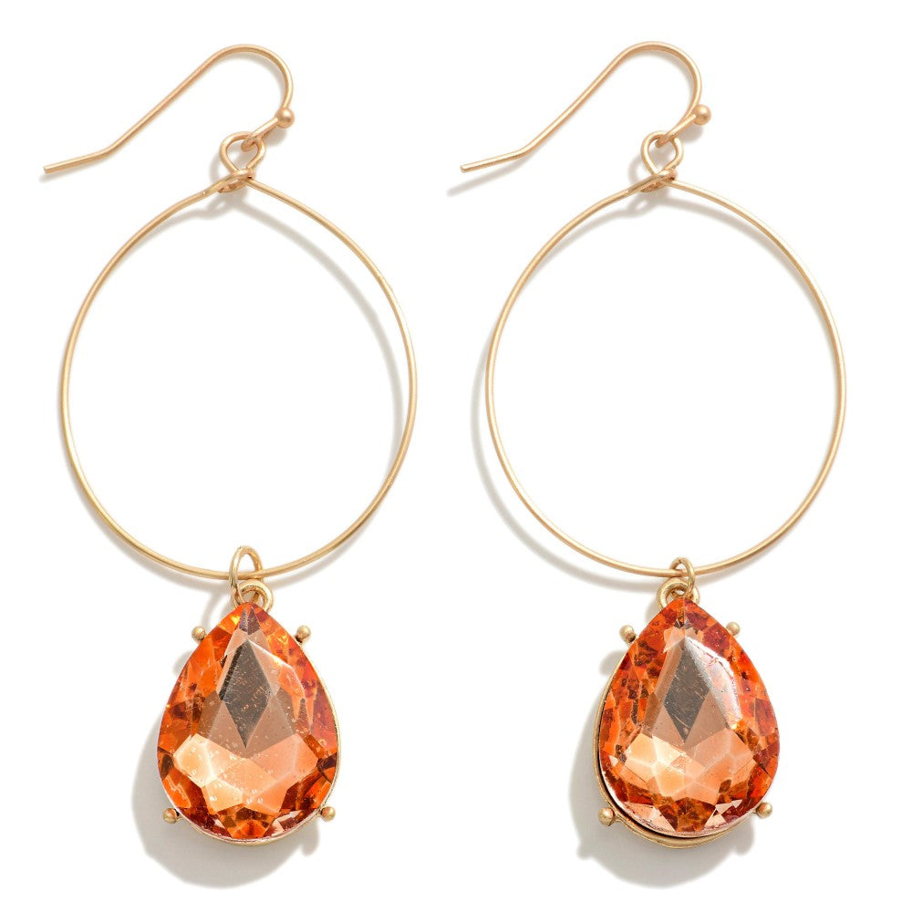 The Chelle Earrings - Peach