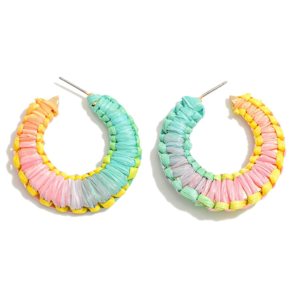 The Lola Earrings - Turquoise/Yellow