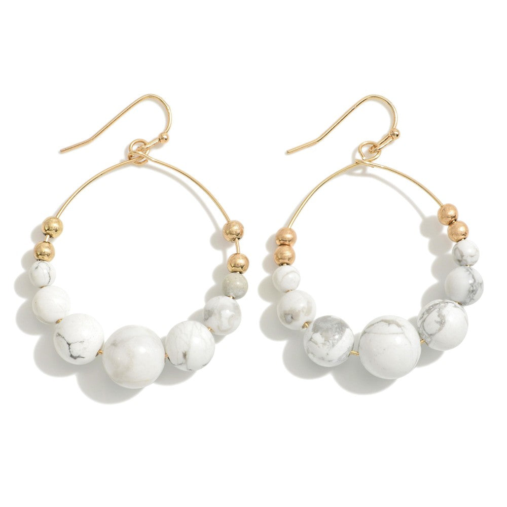 The Jada Earrings - Howlite