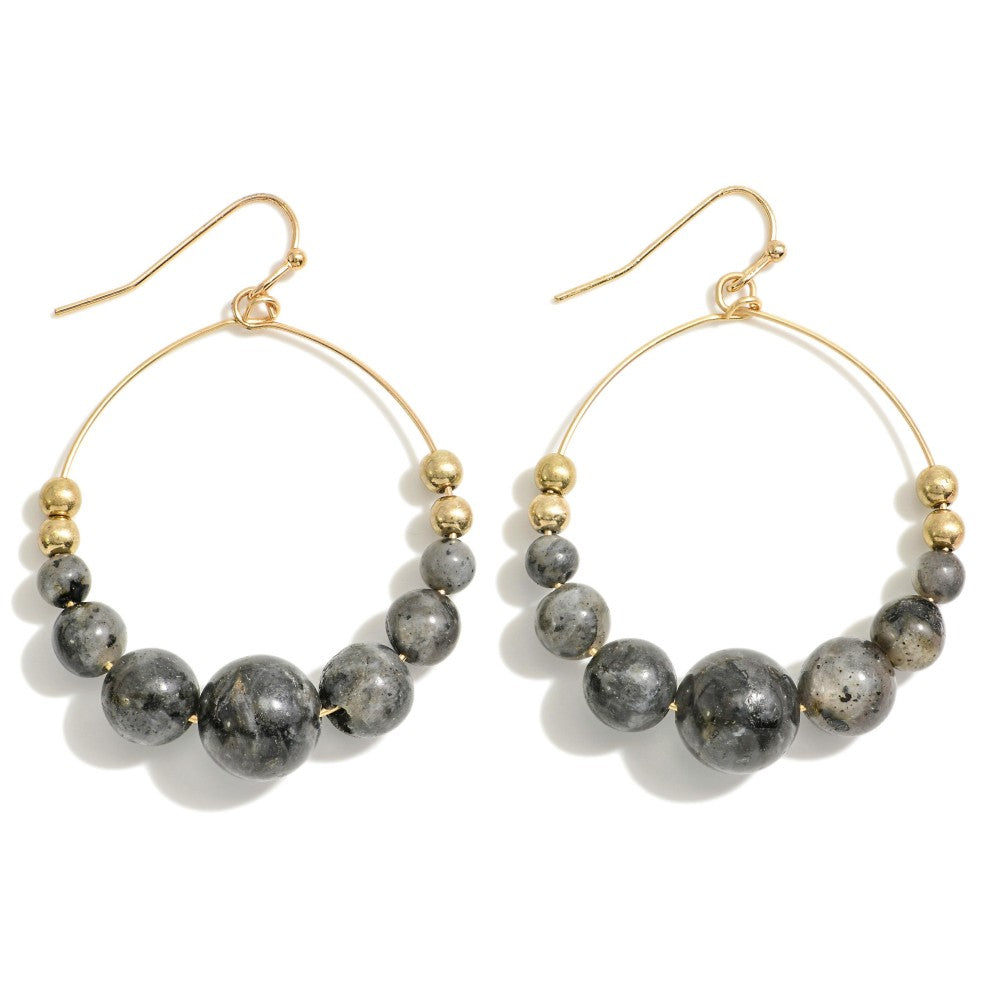 The Jada Earrings - Labradorite