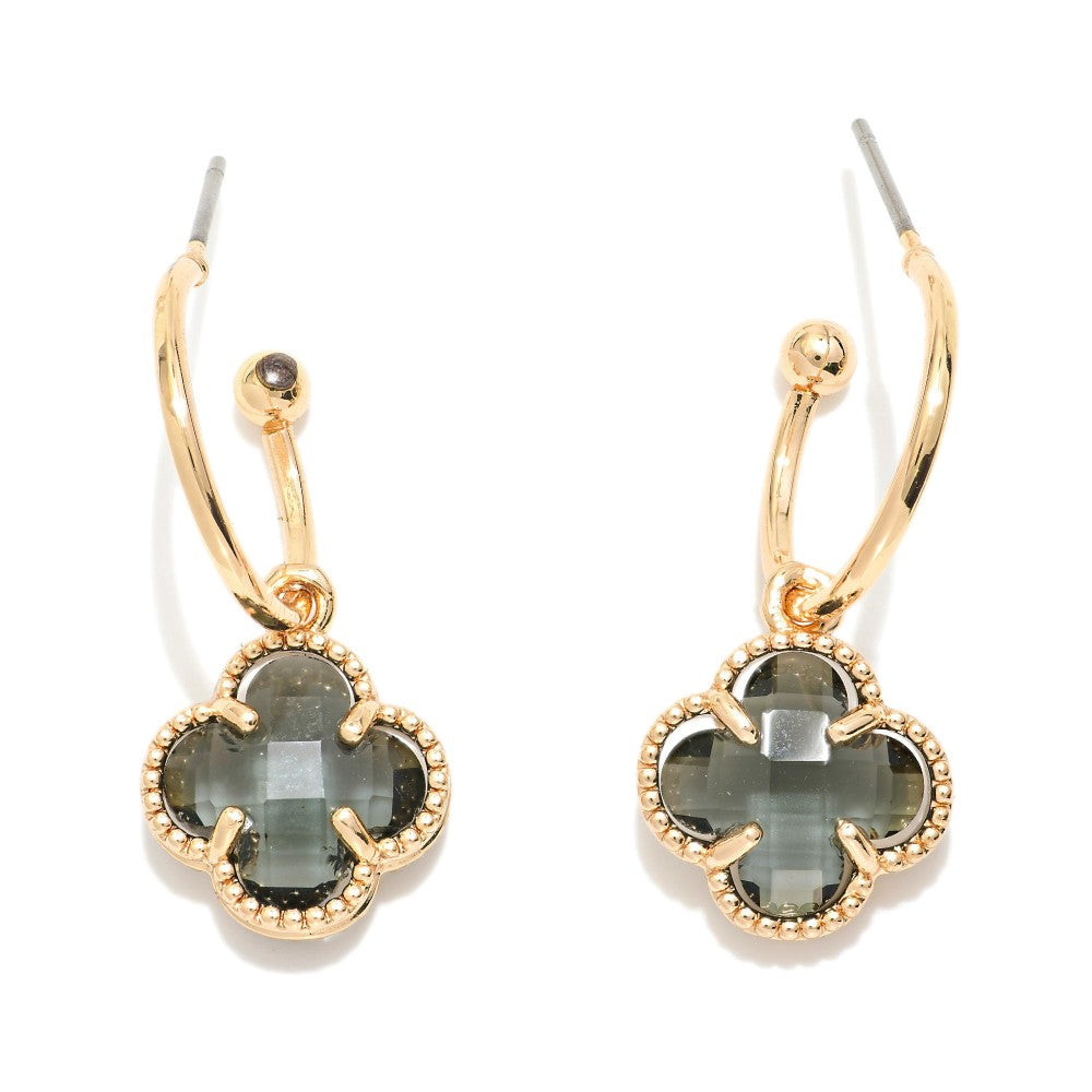 The Cecilia Earrings - Black Diamond