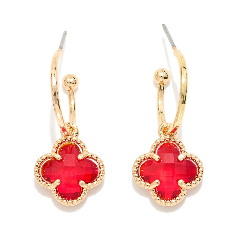 The Cecilia Earrings - Red