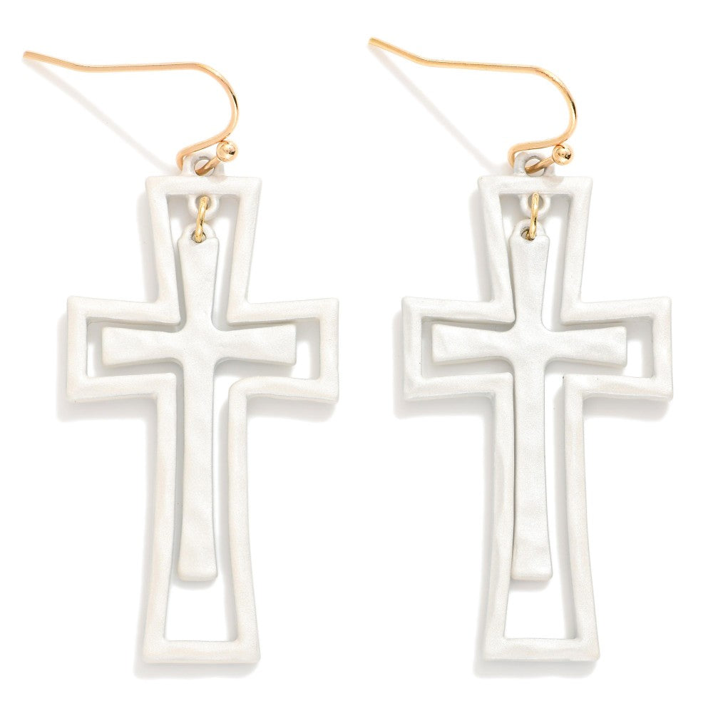 The Tozi Earrings - White