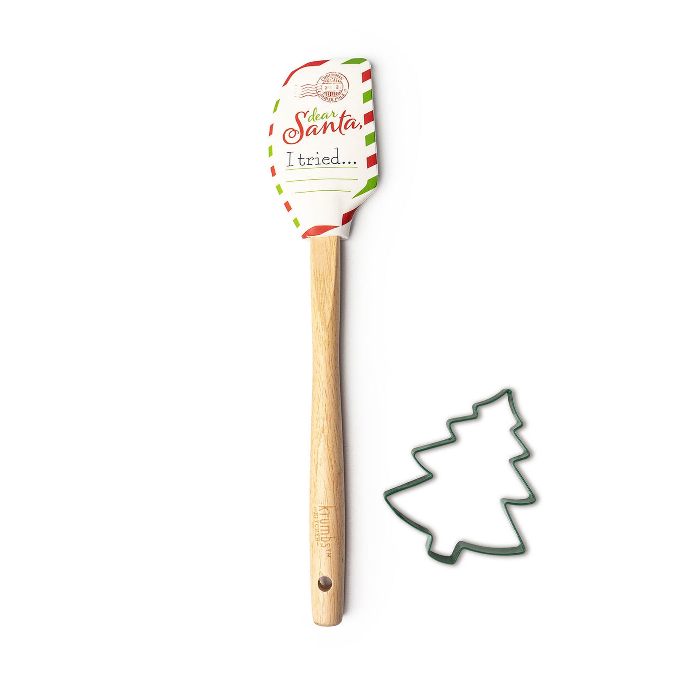 Krumbs Kitchen - Christmas Spatula Cookie Cutter Set