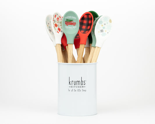 Krumbs Kitchen - Holiday Mixing Spoons - ASST.