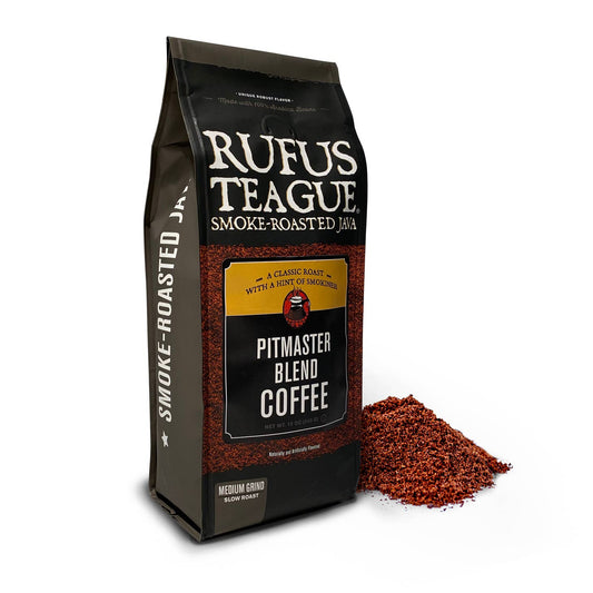 Rufus Teague - Smoke-Roasted Java - Pitmaster Blend Coffee - 12oz.