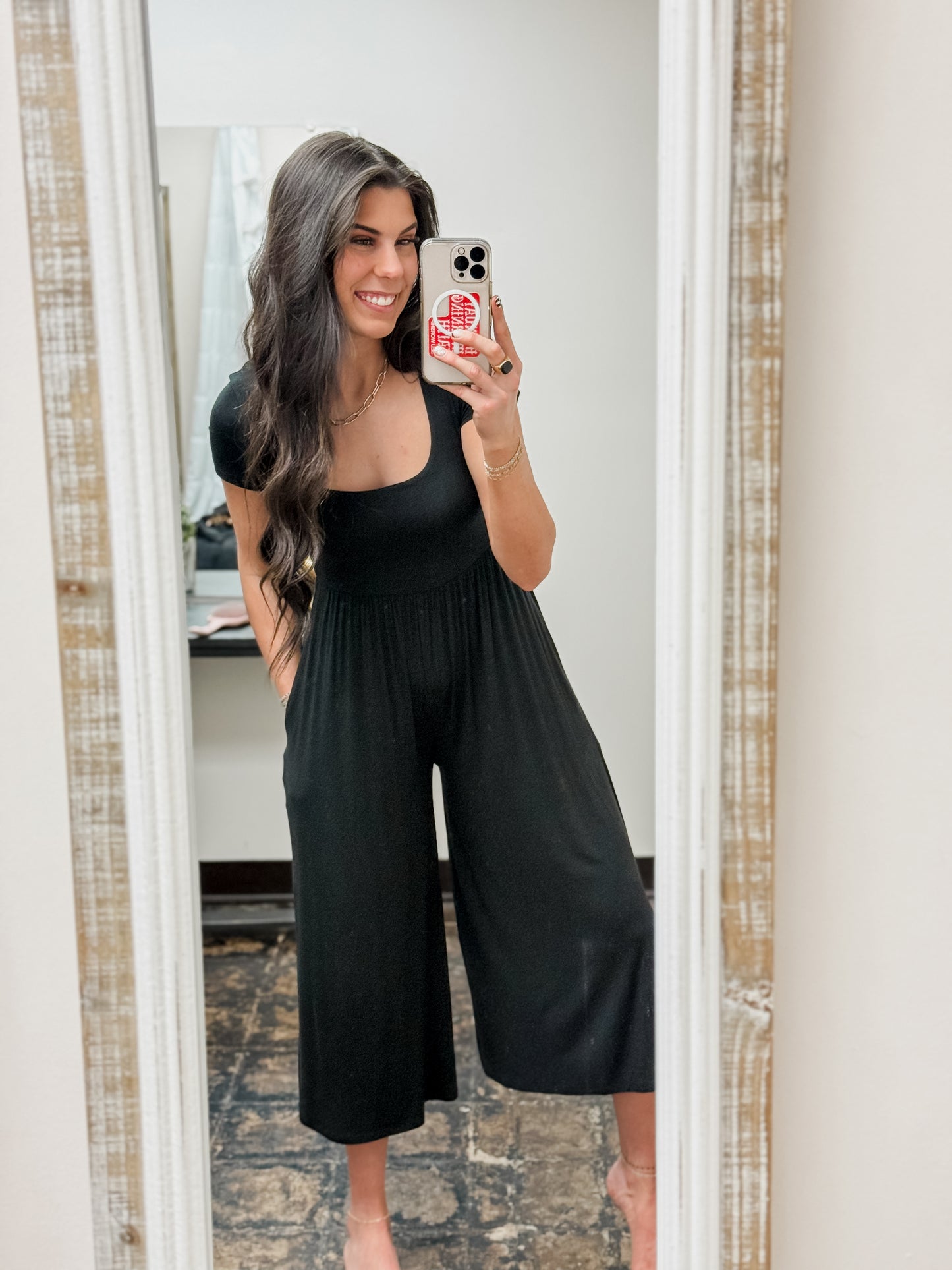 The Wesleigh Jumpsuit - Black