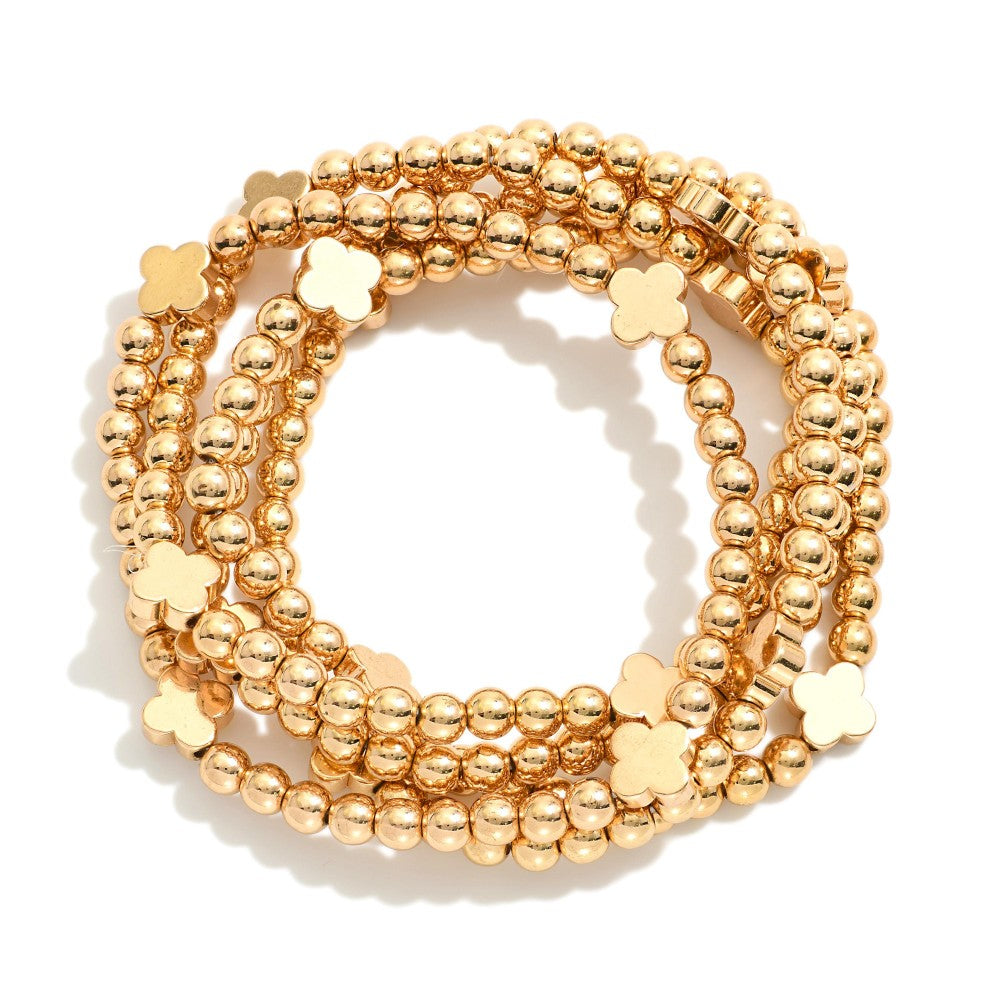 The Wrenley Bracelet Stack - Gold