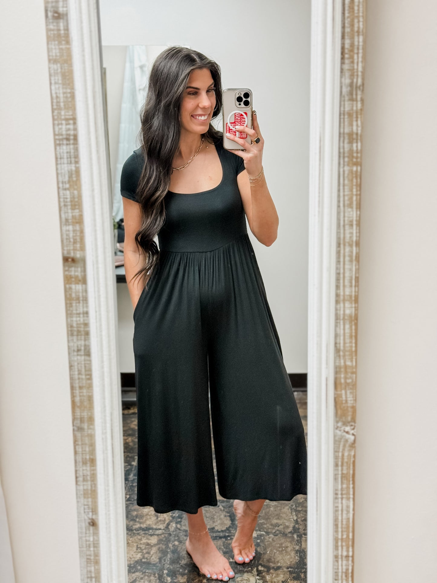The Wesleigh Jumpsuit - Black