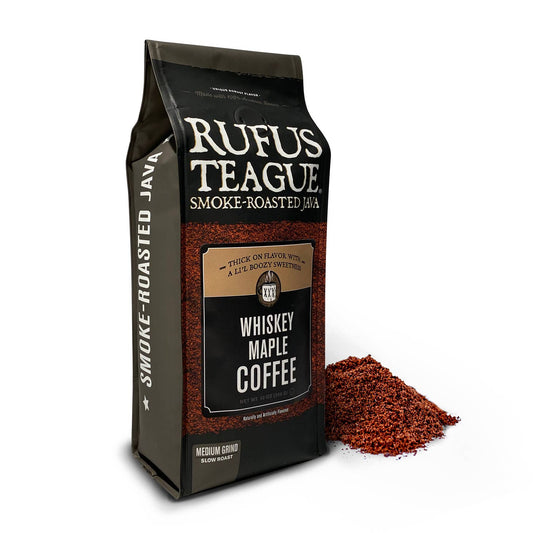 Rufus Teague - Smoke-Roasted Java - Whiskey Maple Coffee - 12oz.