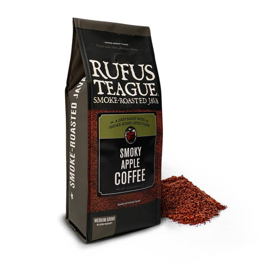 Rufus Teague Smoke-Roasted Java - Smoky Apple Coffee - 12oz