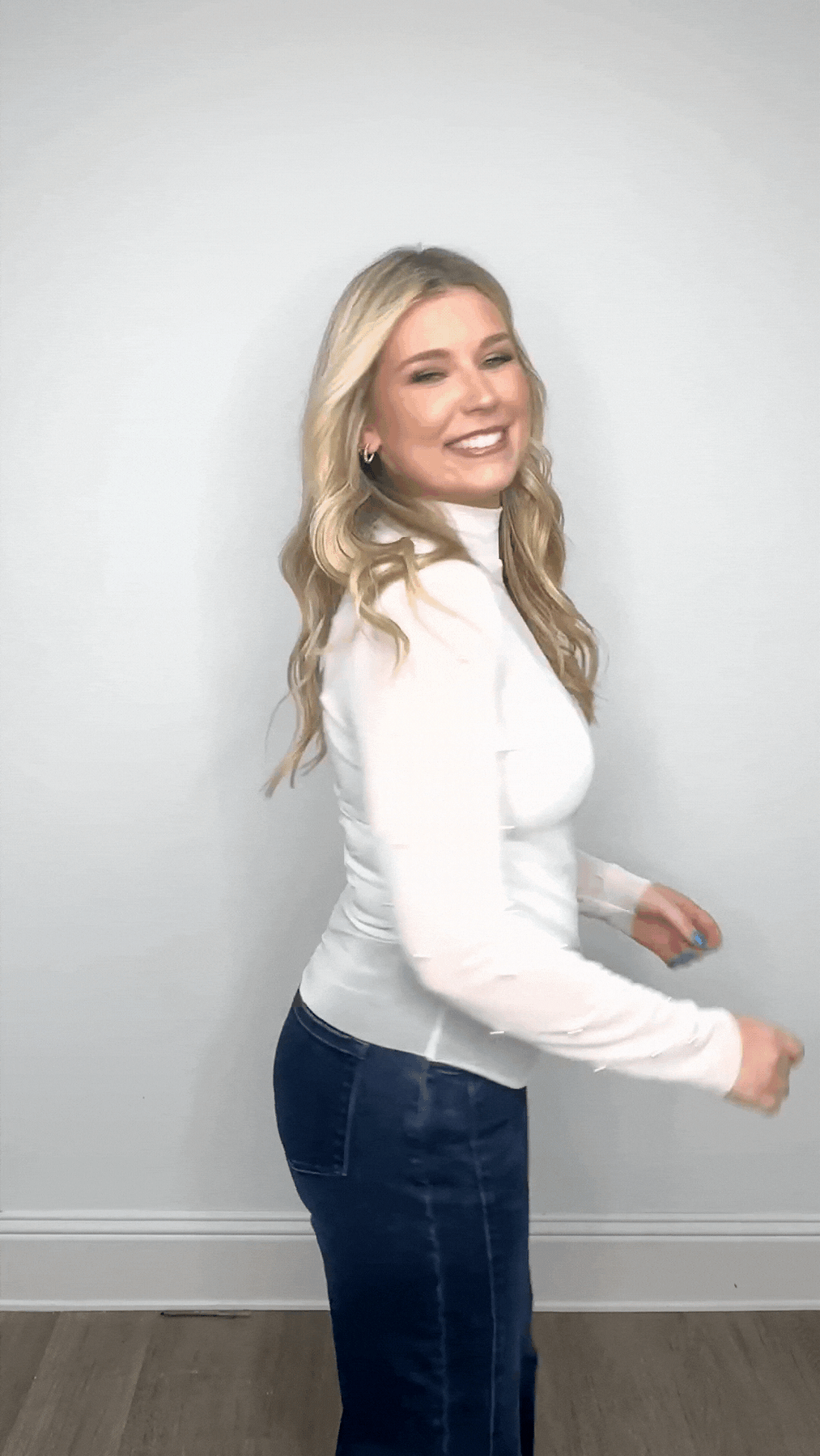 The Julissa Pearl Mesh Top - White