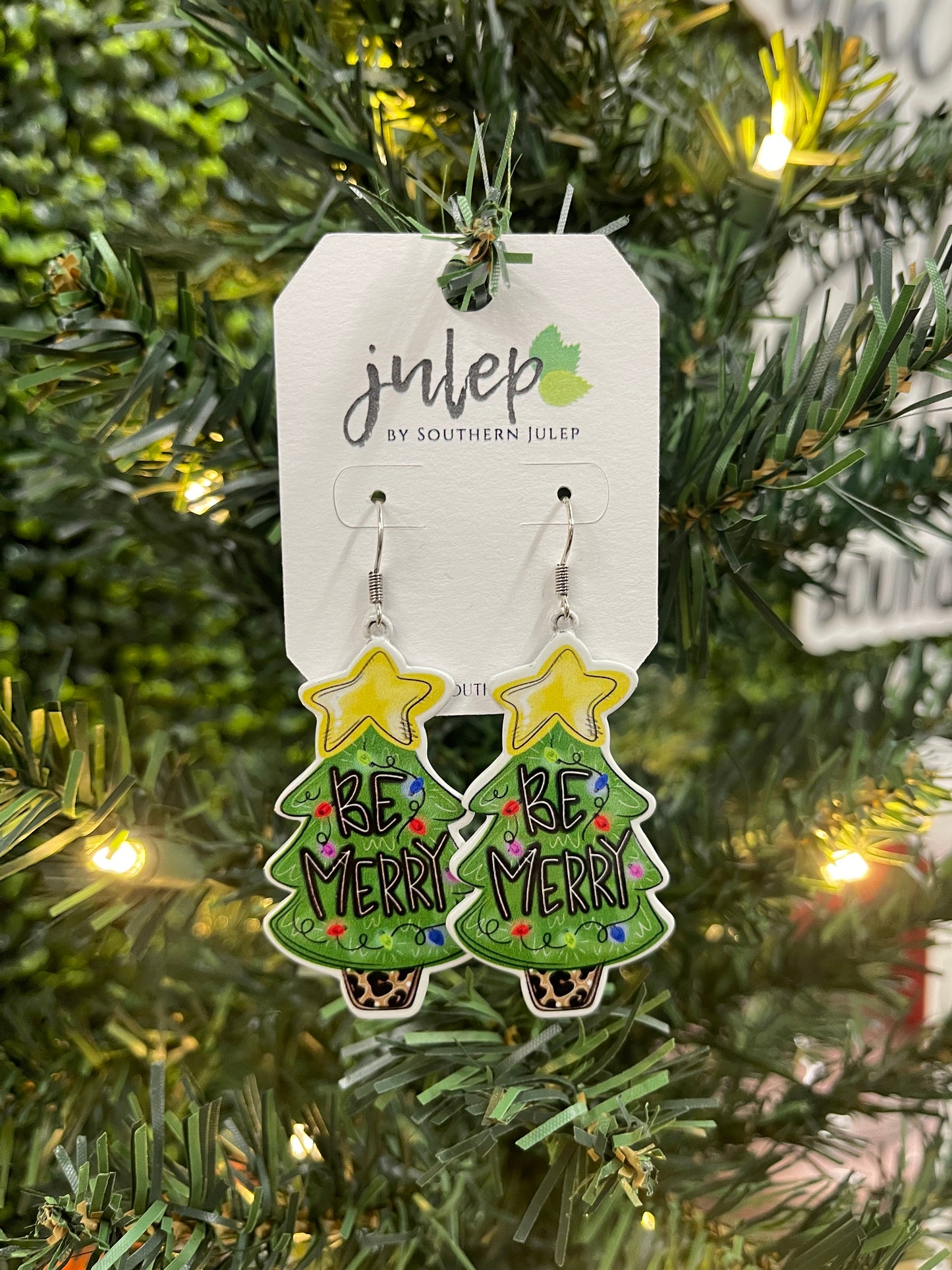 The Be Merry Tree Earrings