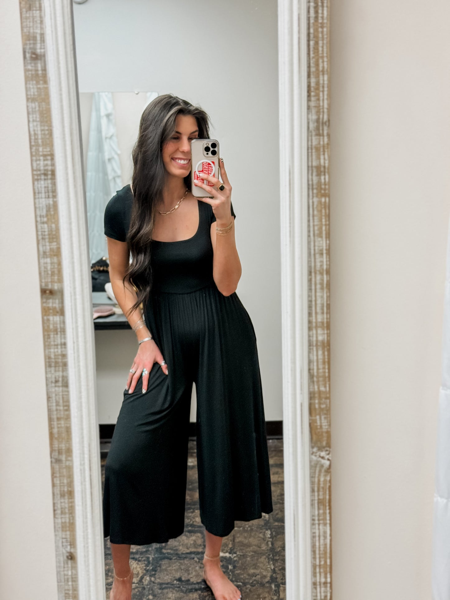 The Wesleigh Jumpsuit - Black