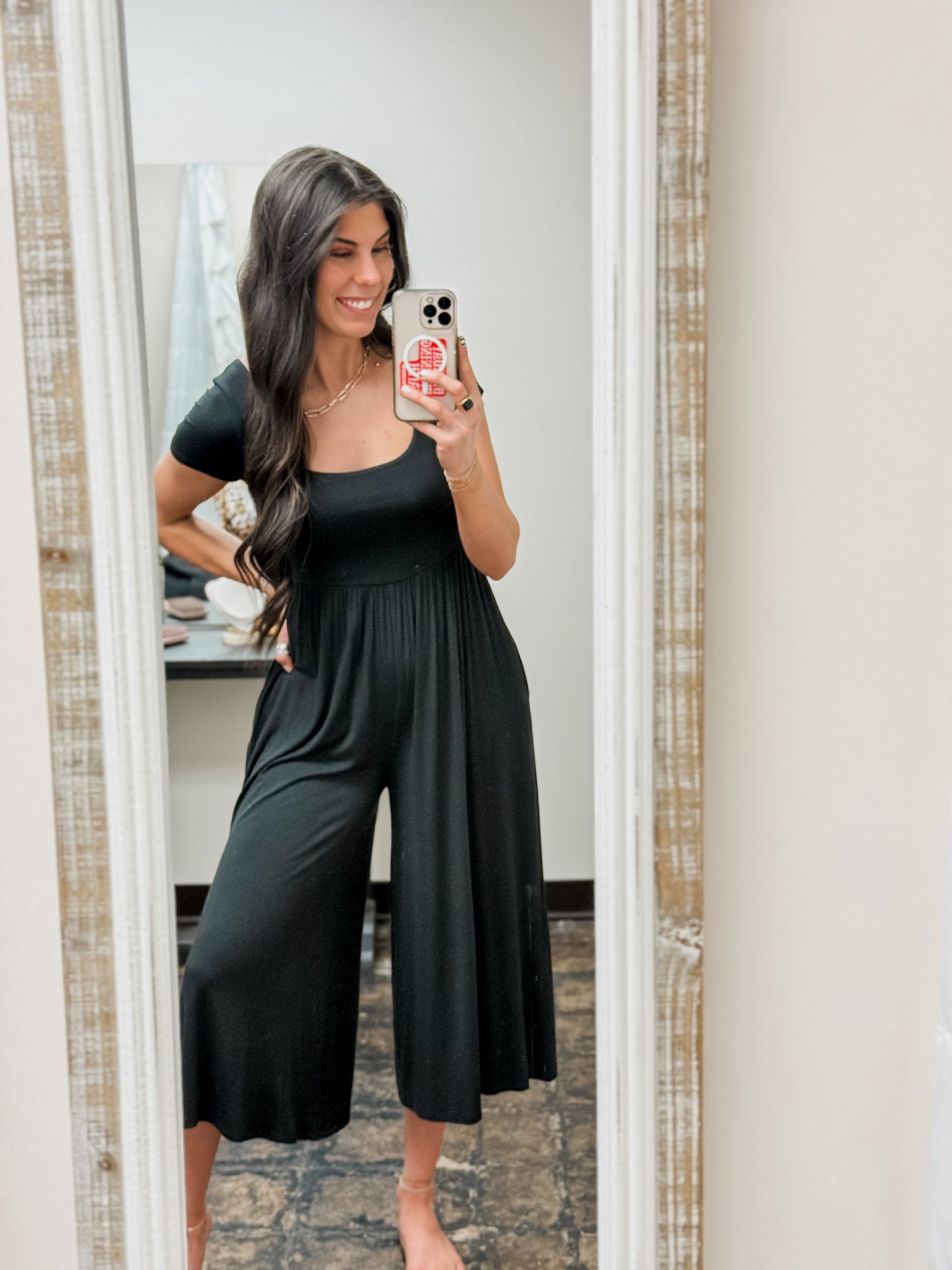 The Wesleigh Jumpsuit - Black