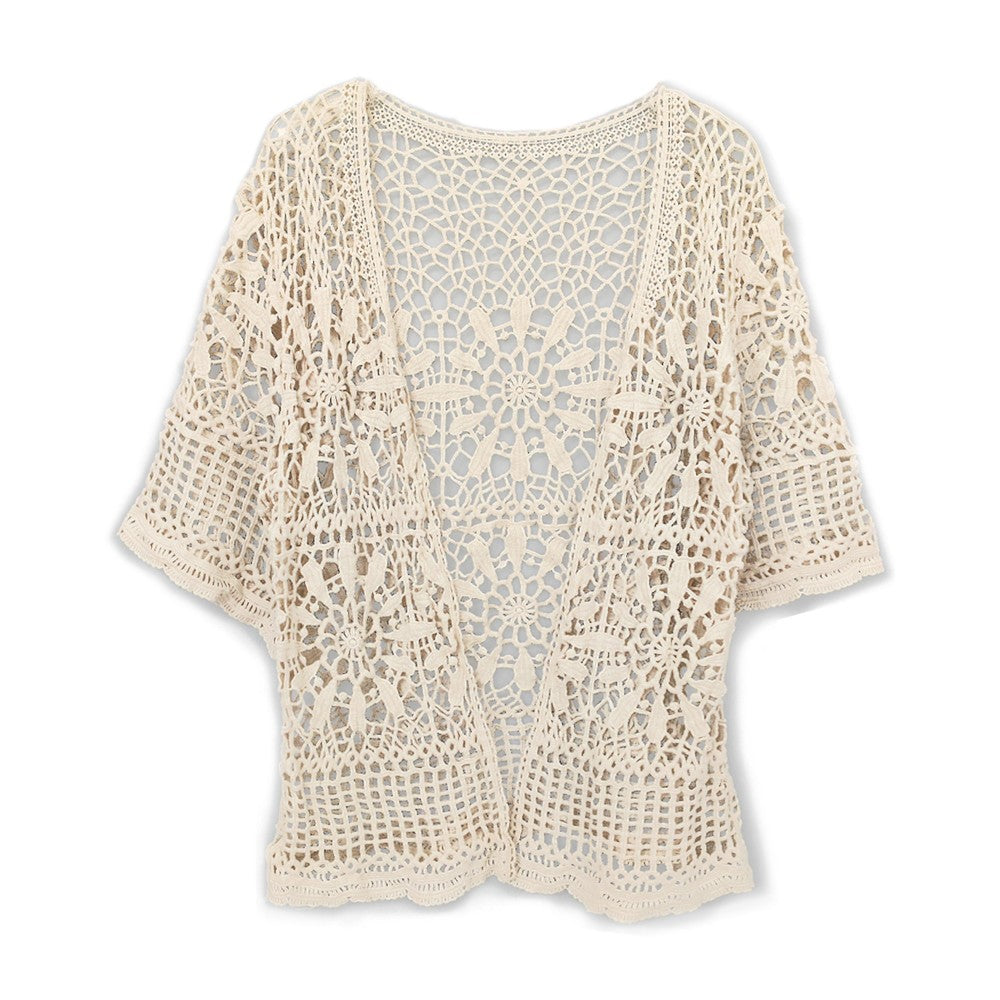 The Jolie Crochet Lace Kimono