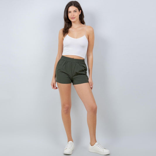 FINAL SALE - The Miranda Running Shorts - Olive