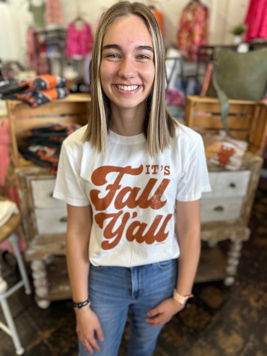 The It's Fall Y'all Graphic Tee