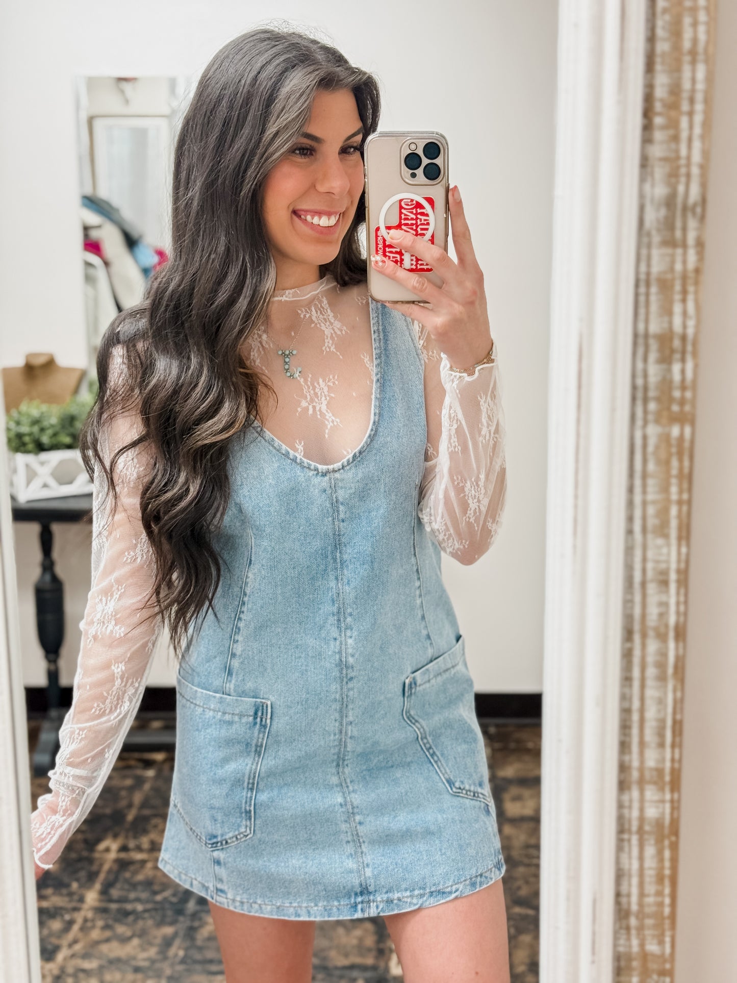 FINAL SALE - The Breckyn Denim Dress