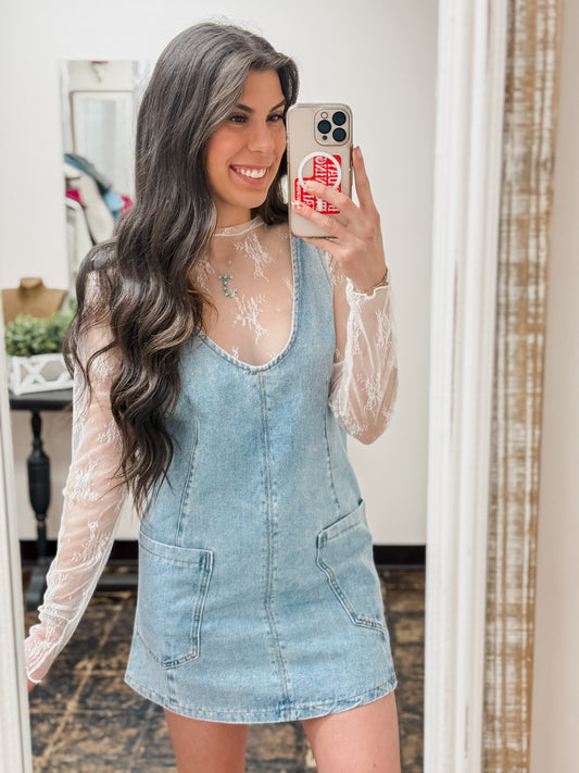 FINAL SALE - The Breckyn Denim Dress