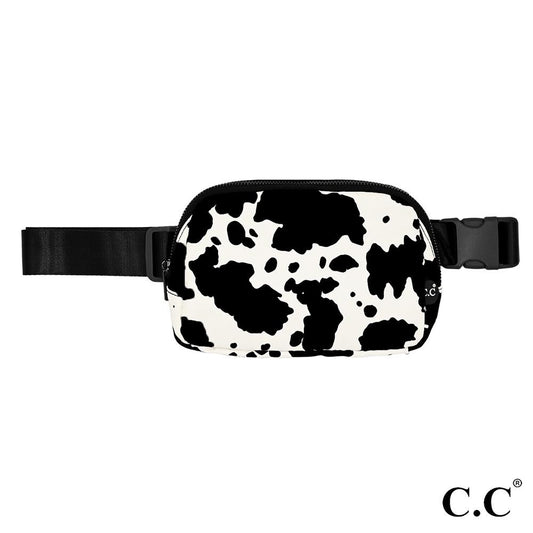 The CC Belt Bag - Black Cow