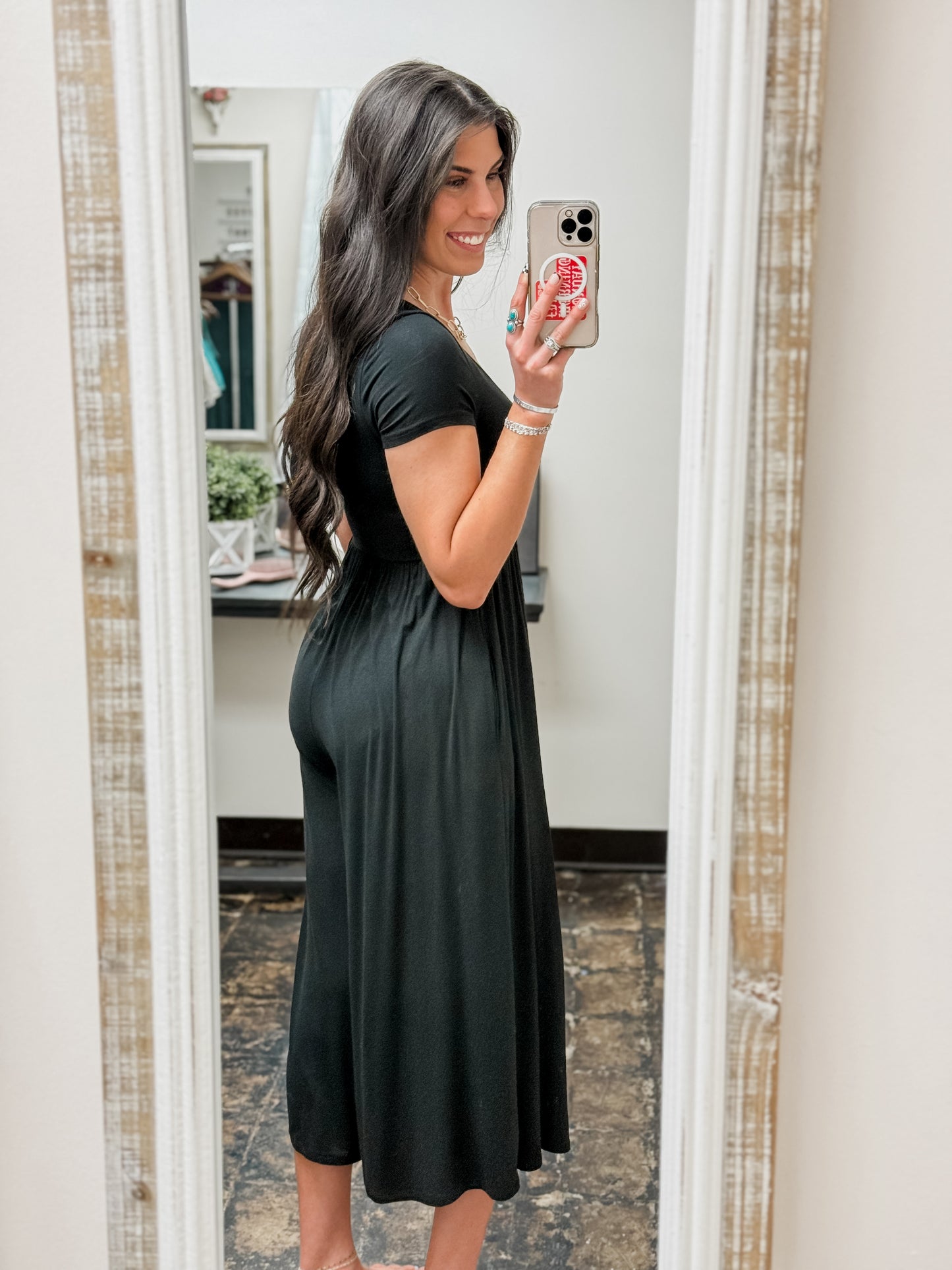 The Wesleigh Jumpsuit - Black