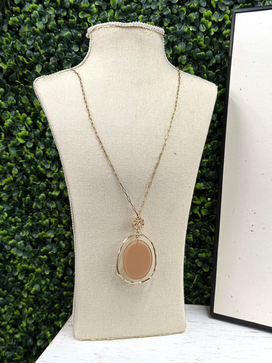 The Lynae Necklace - Gold/Mocha