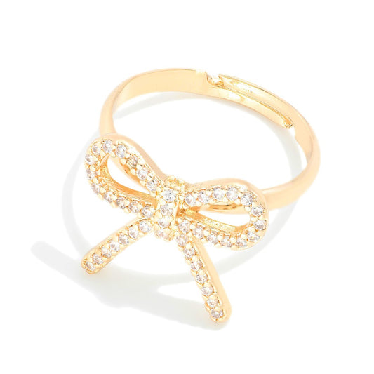 The Lina Bow Ring - Gold