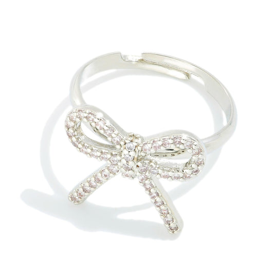 The Lina Bow Ring - Silver