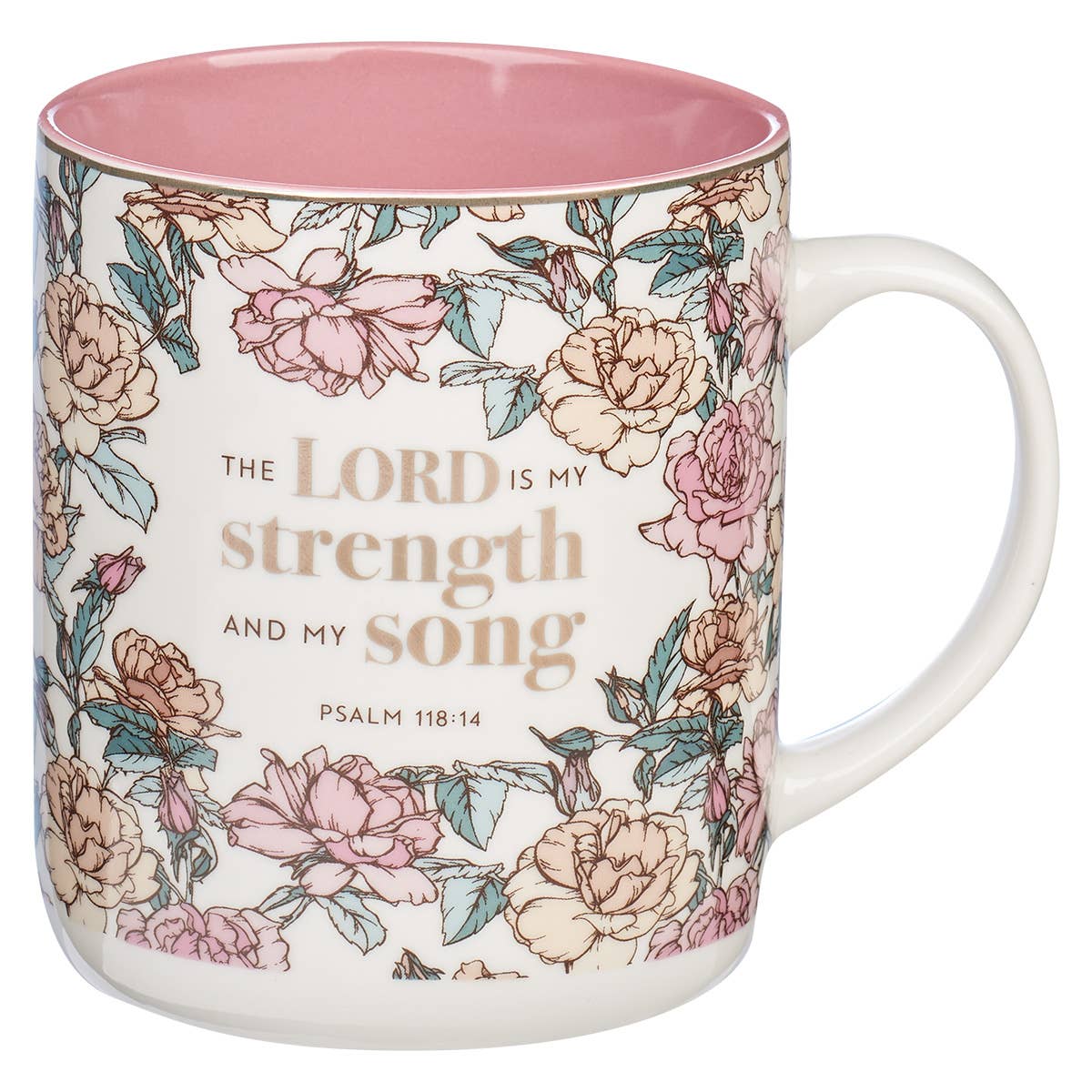 My Strength and My Song Coffee Mug - Psalm 118:14