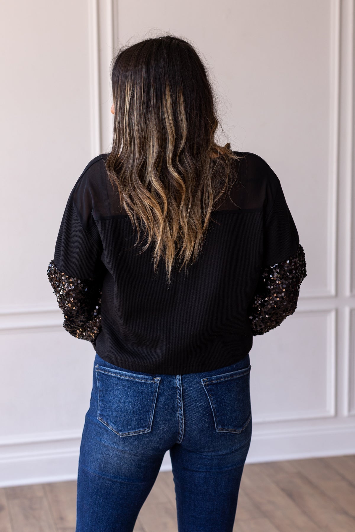 The Holiday Glam Top - Black