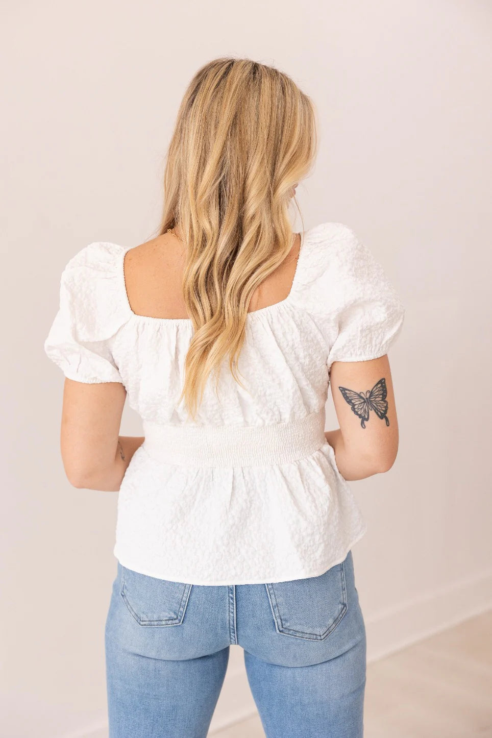 FINAL SALE - The Lynsey Top - White