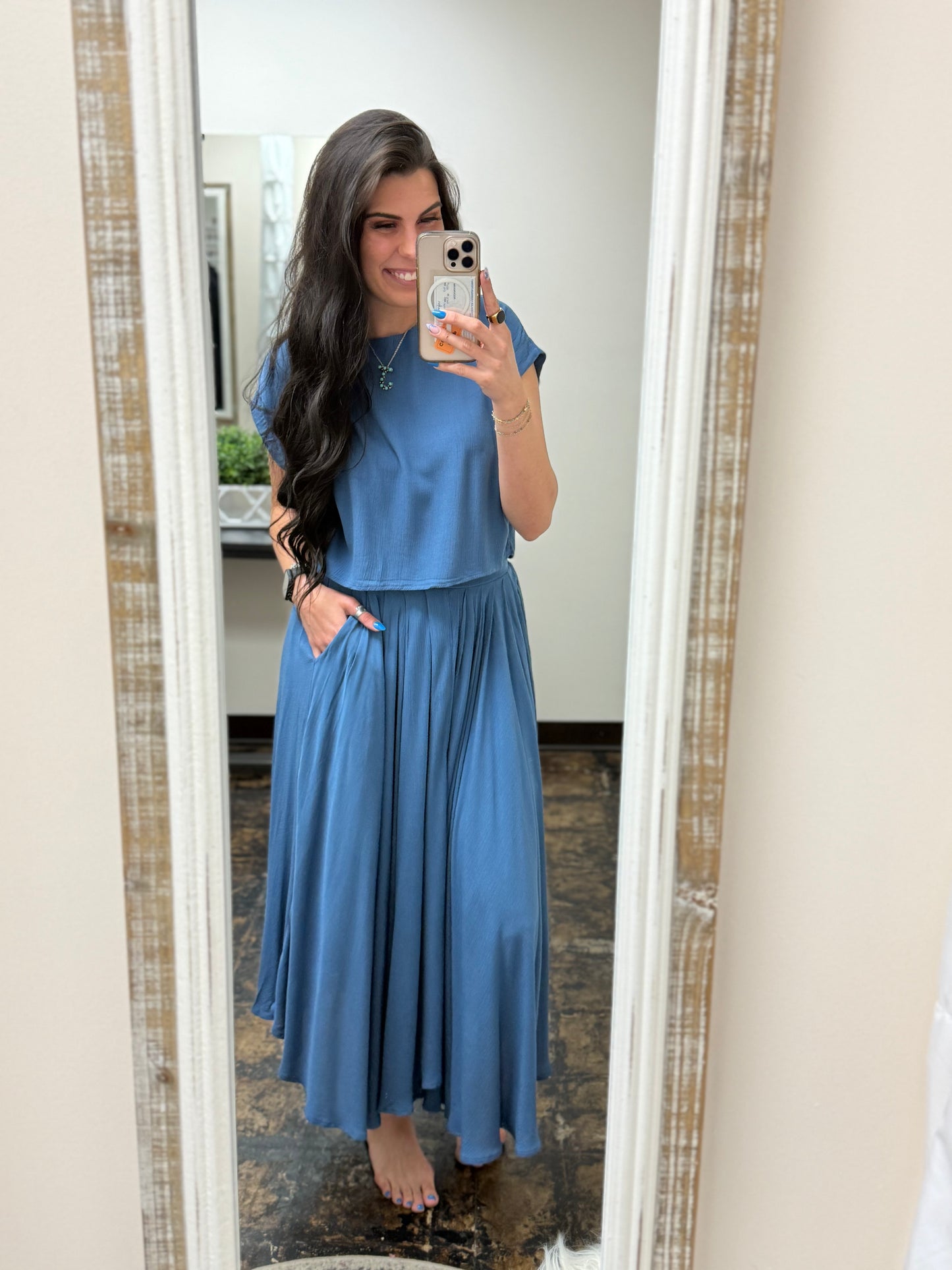 The Leanne Set - Dusty Blue