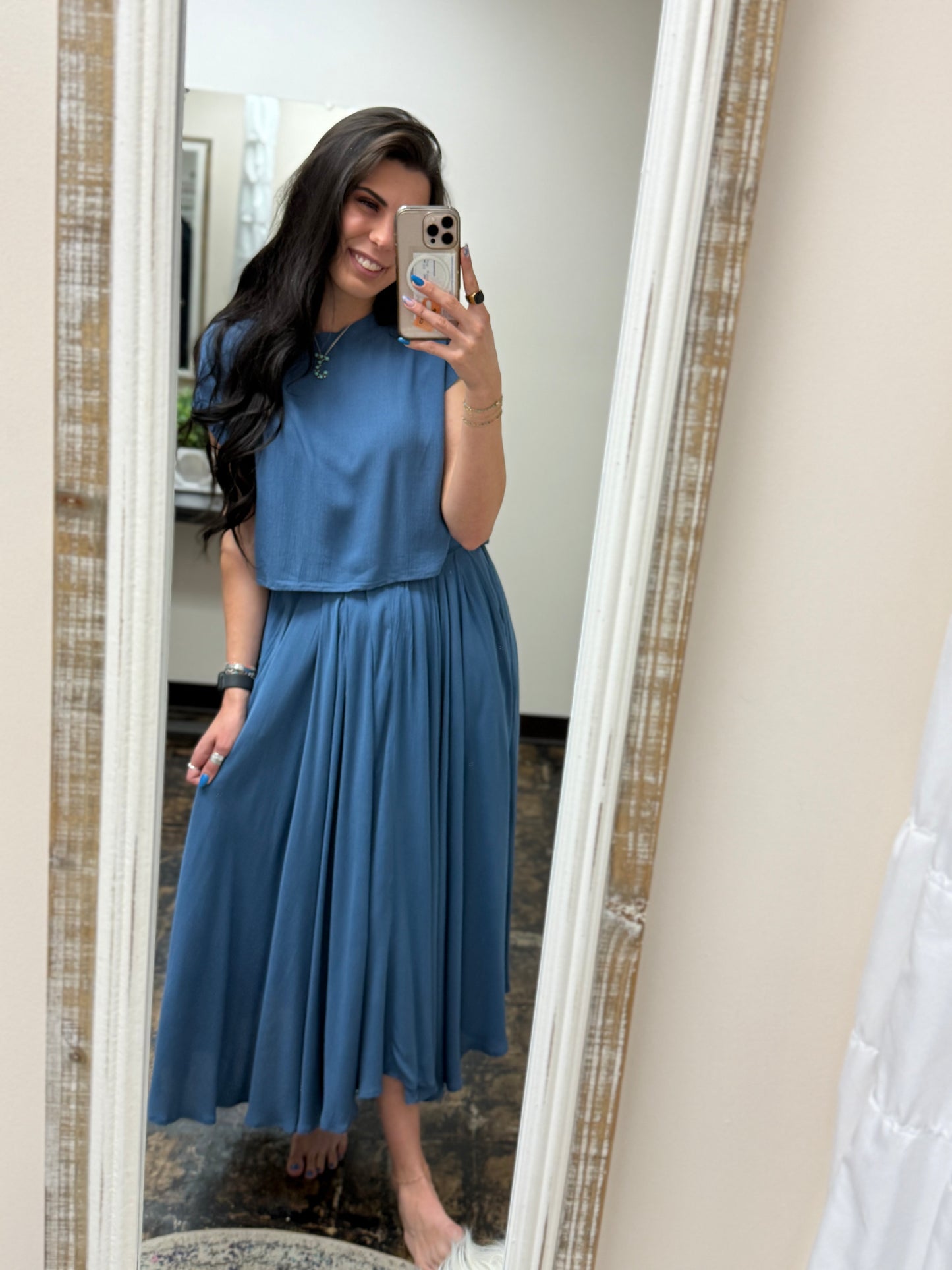 The Leanne Set - Dusty Blue
