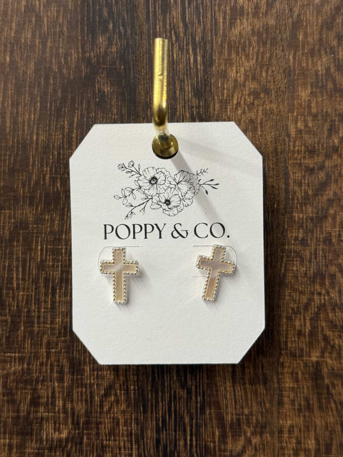 The Keri Earrings - White/Silver