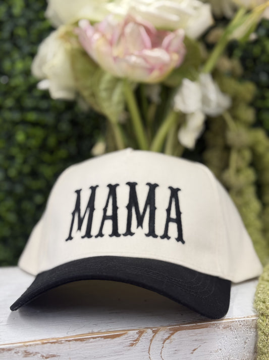 The Mama Western Trucker Hat - Black