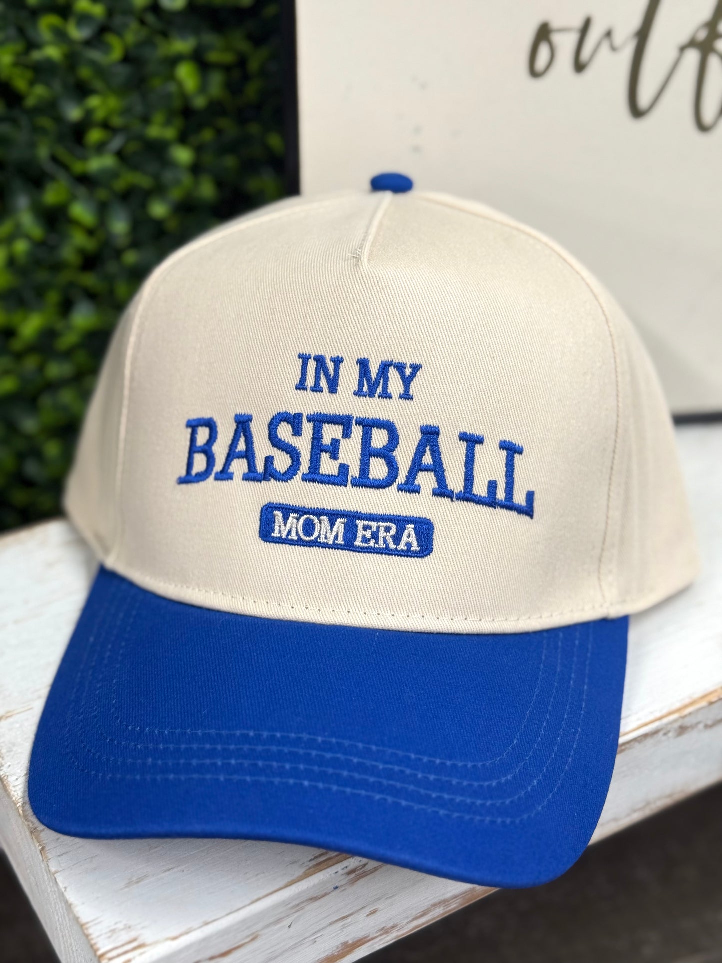 The In My Baseball Mom Era Hat - Blue
