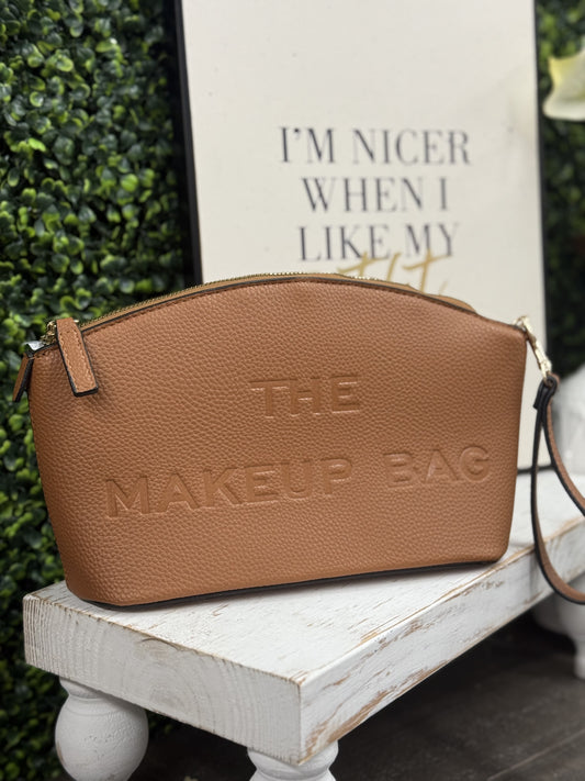 The Makeup Bag - Camel