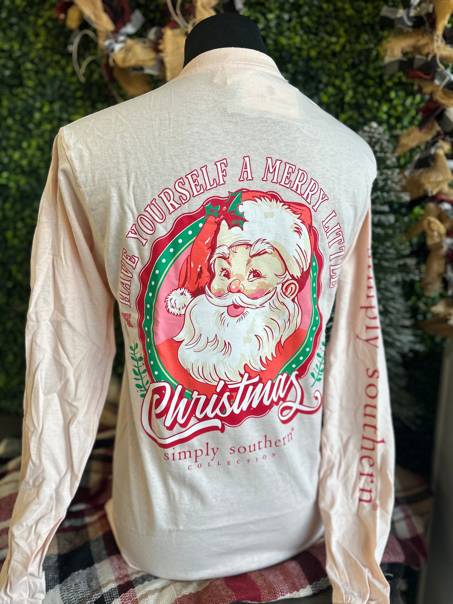 FINAL SALE - Simply Southern - Have Yourself A Merry Little Christmas Long Sleeve Tee